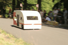 a very cool travel trailer