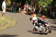leaning hard on curve