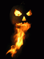 pumpkin drooling fire